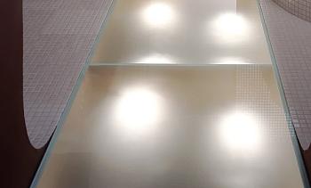 Подсветка полов в ванной комнате в Тюмени. Готовые проекты ПерилаГлавСнаб