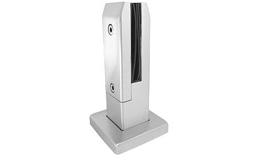 Стеклодержатель литой напольный, плоский 50х50х190 мм, шлифованный (AISI 304) Фk275-2 купить в Тюмени