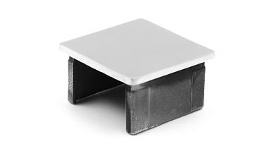 Заглушка для поручня с пазом 40x40 мм, полированная, хром (AISI 304) k547 купить в Тюмени