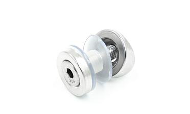 Стеклодержатель точечный для трубы Ø38.1 мм, штампованный, полированный (AISI 304) k074 купить в Тюмени