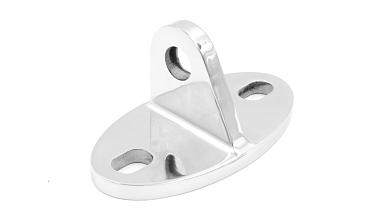 Крепление ванты(тяги) козырька к стене (AISI304), литое, полированное k658 купить в Тюмени
