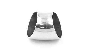 Отвод поручня под сварку Ø38.1х100/2х1.35 мм, 45°, полированный 400 Grit, (AISI 304) k095-45 купить в Тюмени