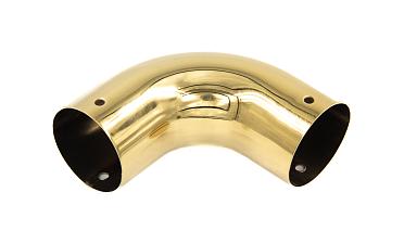 Отвод 90° для круглого пластикового поручня, золото k259-88 купить в Тюмени
