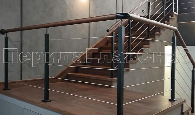 Перила на тросах в Тюмени. Готовые проекты ПерилаГлавСнаб