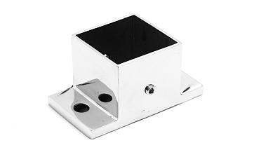 Фланец для трубы 40х40, укороченный, полированный, литой AISI 304 k553 купить в Тюмени