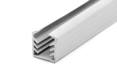 Уплотнитель в поручень с пазом 24х24 для стекла 12мм, EPDM (3-х метровый) СЕРЫЙ Фk301-G купить в Тюмени