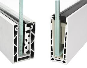Алюминиевый профиль для стекла зажимной купить в Тюмени
