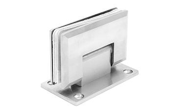 Петля для душевой кабины стена-стекло 90° 90х55 мм AISI 304, шлифованная  t301 SSS купить в Тюмени