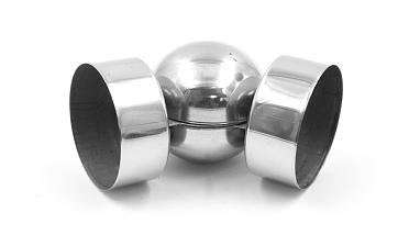 Поворот дер./пласт. поручня Ø50.8х0.4 мм, полированный, (AISI 201) k053-5 купить в Тюмени