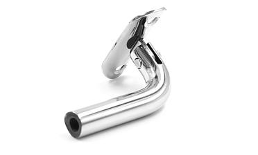 Держатель поручня выносной на стойку, с регулируемым ложементом под трубу Ø38.1 мм, резьба внутренняя М8, полированный, (AISI 304) k261  купить в Тюмени