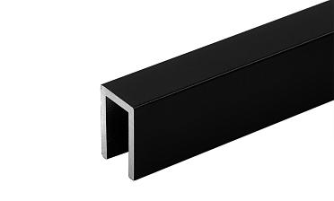 П-образный профиль 19x13, L=2200, алюминий ,черный, уценка t756 BL-У купить в Тюмени