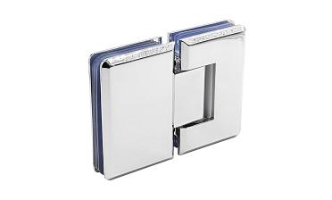 Петля для душевой кабины стекло-стекло 180° 90х55 мм, полированная t303 PSS купить в Тюмени