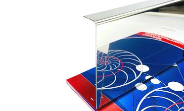 Лицевая накладка из полированной нержавейки на профиль т100 20,3х101мм длина 2 м т100-13  купить в Тюмени