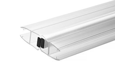 Комплект уплотнителей для стекла в душевую кабину (2 шт.), стекло-стекло 8 мм, с магнитом 180°, 2200 мм t209 купить в Тюмени