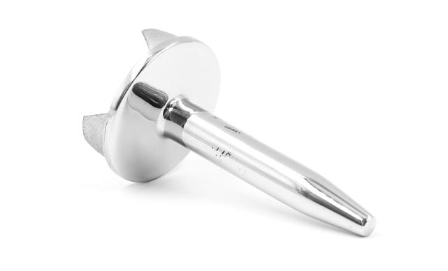 Наконечник палец (солдатик) 70 мм на трубу Ø42.4х1.5 мм, без ложемента, удлиненный, литой, полированный, нержавеющий (AISI 304) k048-3 4