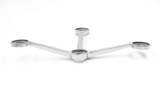 Спайдер-200мм Y-образный 3х26х38, 1х18х36/40мм, нагрузки: 1кН, 2кН (AISI 304) k288-Y 7