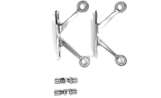 X-спайдер для установки на стеклянное ребро AISI 304 k290-X 16