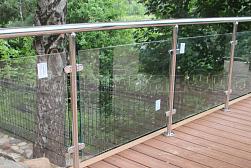 Перила и ограждения для террас в Тюмени. Готовые проекты ПерилаГлавСнаб - фото 23