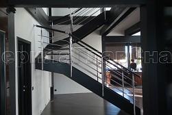 Перила для лестниц из металла в Тюмени. Готовые проекты ПерилаГлавСнаб - фото 8