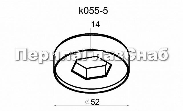 Плоская крышка точечного держателя k055-5 3