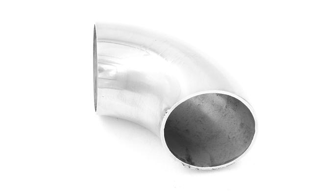Отвод поручня под сварку Ø42.4 мм, 90°, полированный, (AISI 201) k346-3 3