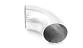 Отвод поручня под сварку Ø42.4 мм, 90°, полированный, (AISI 201) k346-3