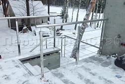 Ограждение входных групп в Тюмени. Готовые проекты ПерилаГлавСнаб - фото 6