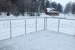 Перила и ограждения для террас в Тюмени. Готовые проекты ПерилаГлавСнаб - фото 17