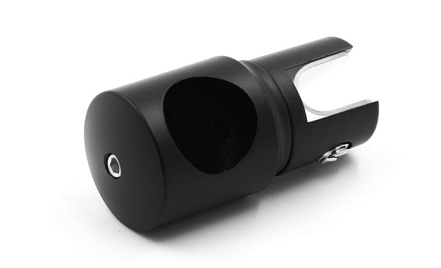  Крепежный элемент глухой для трубы 19 мм цинк, черный t913 BZn  5