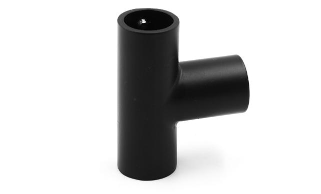 Соединитель-тройник для трубы 19 мм, нержавеющая сталь AISI 304, черная t902 BZn 5