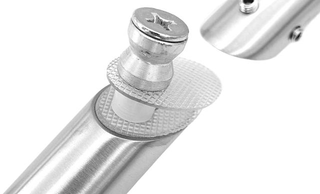 Ручка двухсторонняя 32х825х1000 для стекла 10-12мм, угловая под 45°, матовая t670 SSS 5