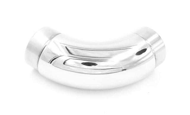 Отвод под Ø38.1 мм, литой, полированный, (AISI 304) k059 4