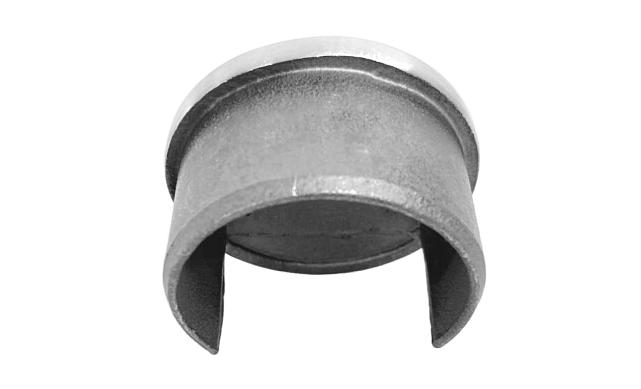 Заглушка с пазом на трубу Ø42.4 мм шлифованная (AISI 304) k099-2 4