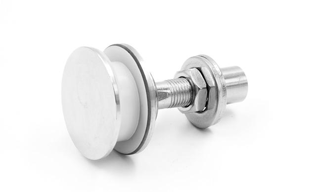 Стеклодержатель (рутель) под стекло от 16 до 24 мм, полированный (AISI 316) k274 7