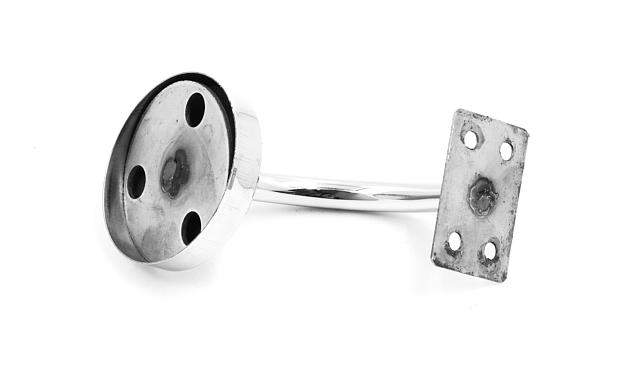 Пристенок с ложементом под плоскость, сварной, с крышкой, полированный (AISI 201) k386 3