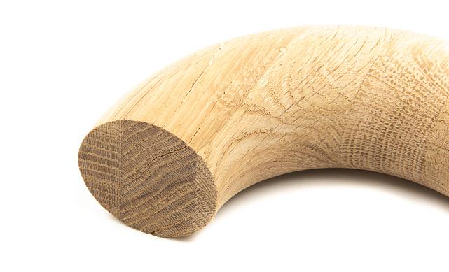 Бублик дубовый Ø50.8, 180 град., половинка Фk380-1/2 6