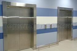 Облицовка лифтовых порталов из нержавеющей стали в Тюмени. Готовые проекты ПерилаГлавСнаб - фото 1