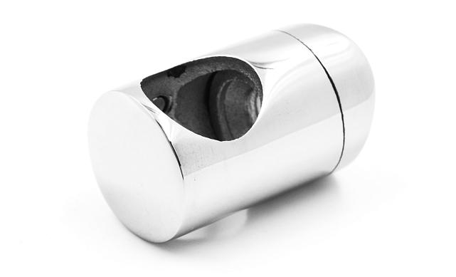 Ригеледержатель на стойку Ø38.1хØ16.8 мм, полированный, литой (AISI 316) k018-4 4