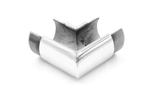 Отвод поручня 90°, с вставками для трубы Ø42.4 мм, полир., (AISI 304) k230-2 7