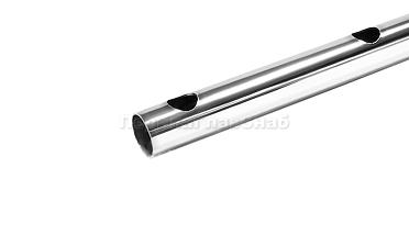 Труба AISI 304 25х1х6000, с перфорацией под  Ø16, 90°, GRIT 600 837-4 купить в Тюмени